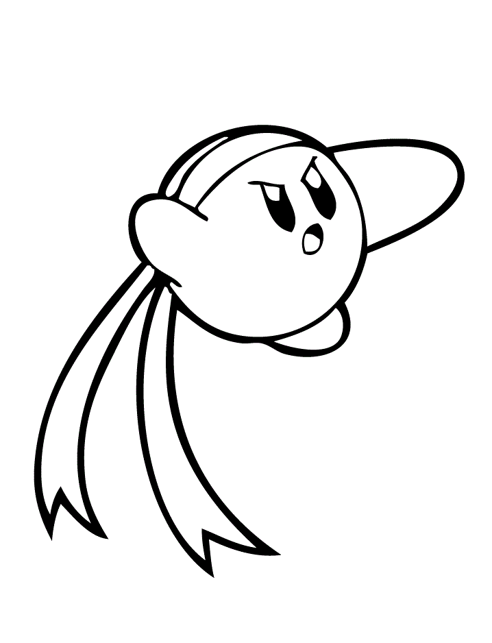 Kungfu Kirby Coloring Game Kungfu Kirby