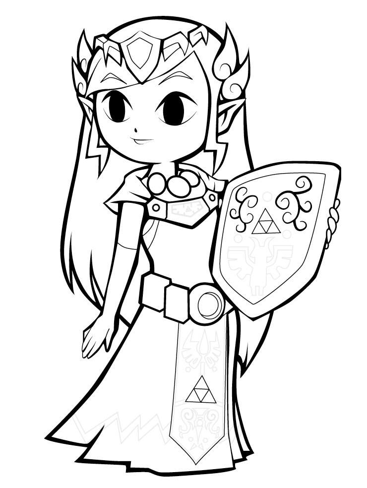 Toon Princess Zelda