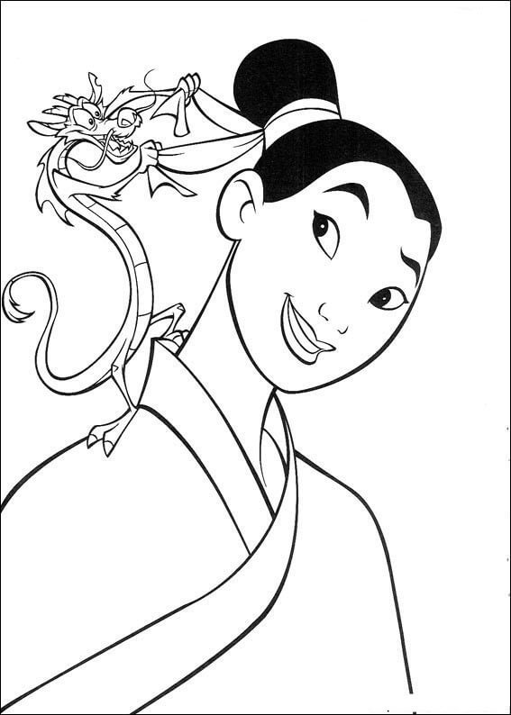 Mushu Helps Mulan
