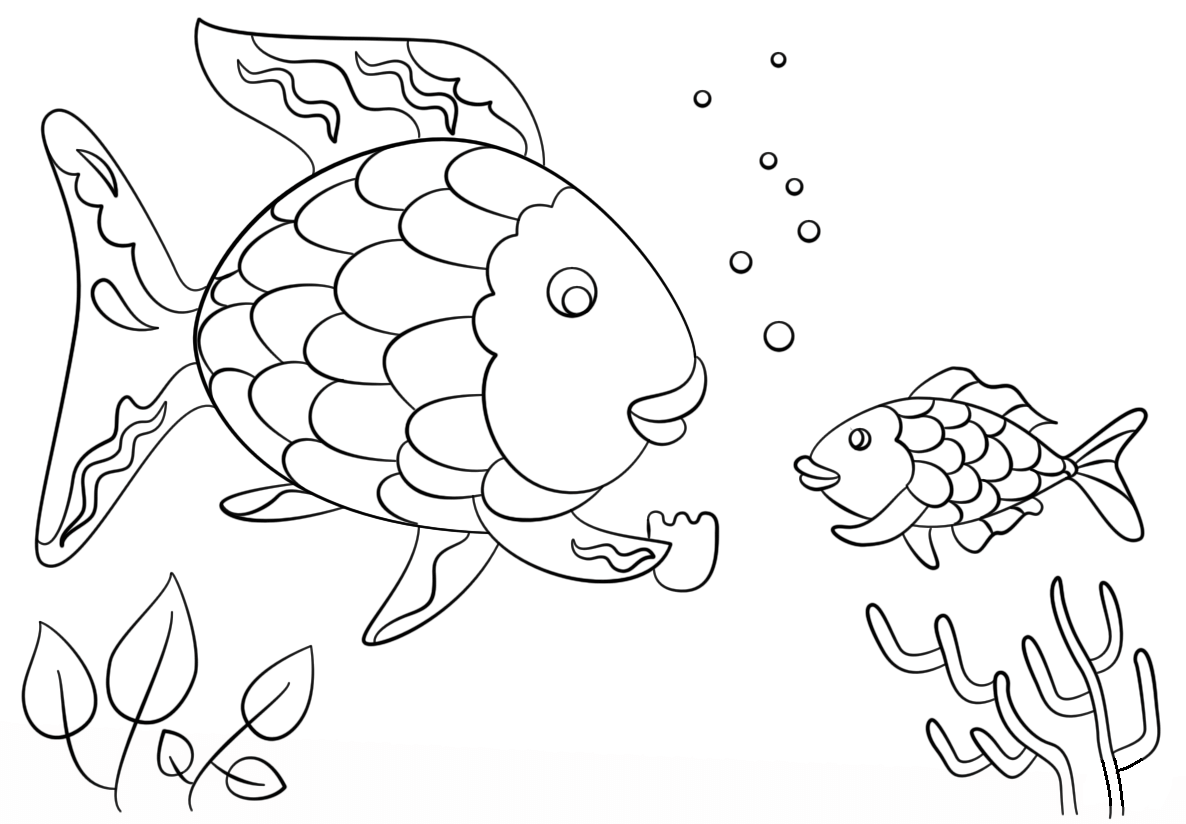 Rainbow Fish And Small Fish