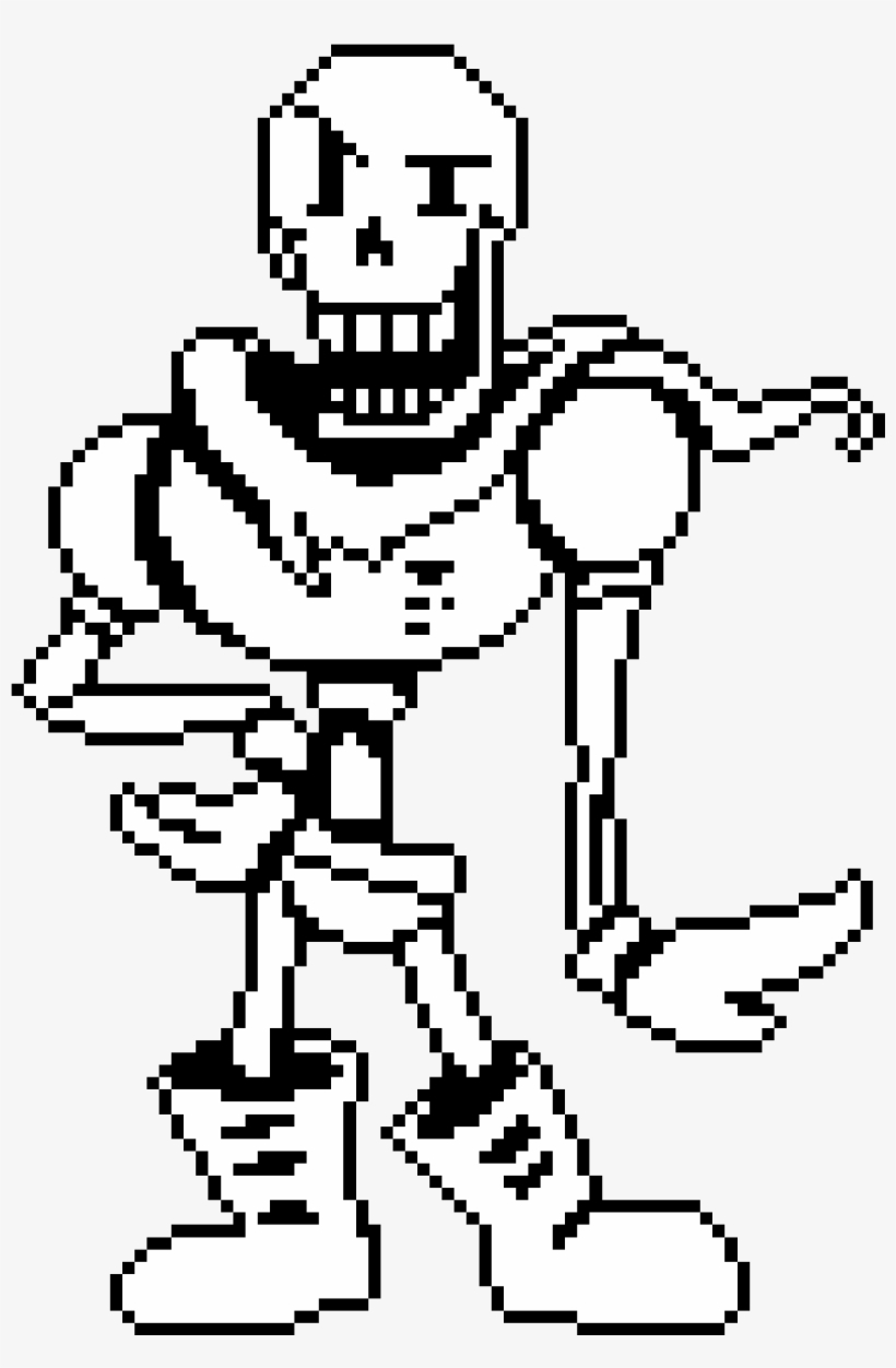 Papyrus Undertale Coloring Game Papyrus Undertale