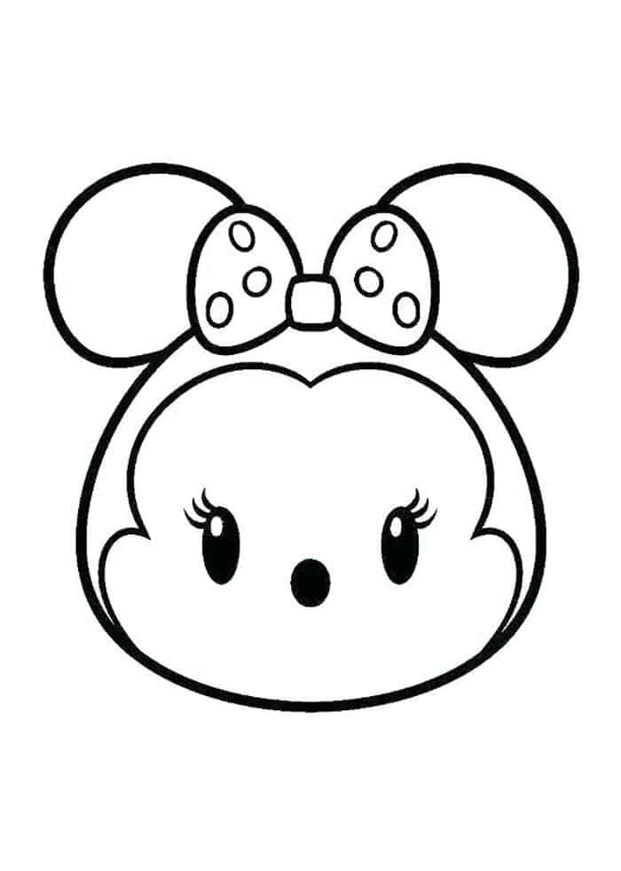 Minnie Tsum Tsum Coloring Game Minnie Tsum Tsum