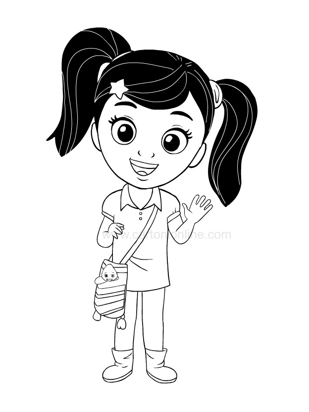 Happy Nina Coloring - Play Free Coloring Game Online