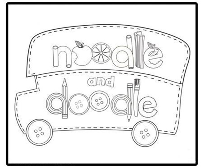 Noodle and Doodle Coloring Games - ColoringGames.Net