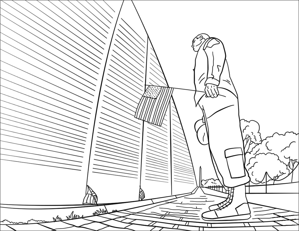 Vietnam Veterans Memorial Coloring Game Vietnam Veterans Memorial