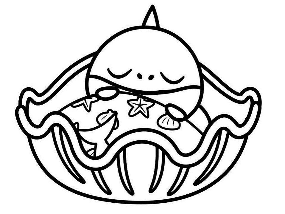 Baby Shark Coloring Games - ColoringGames.Net