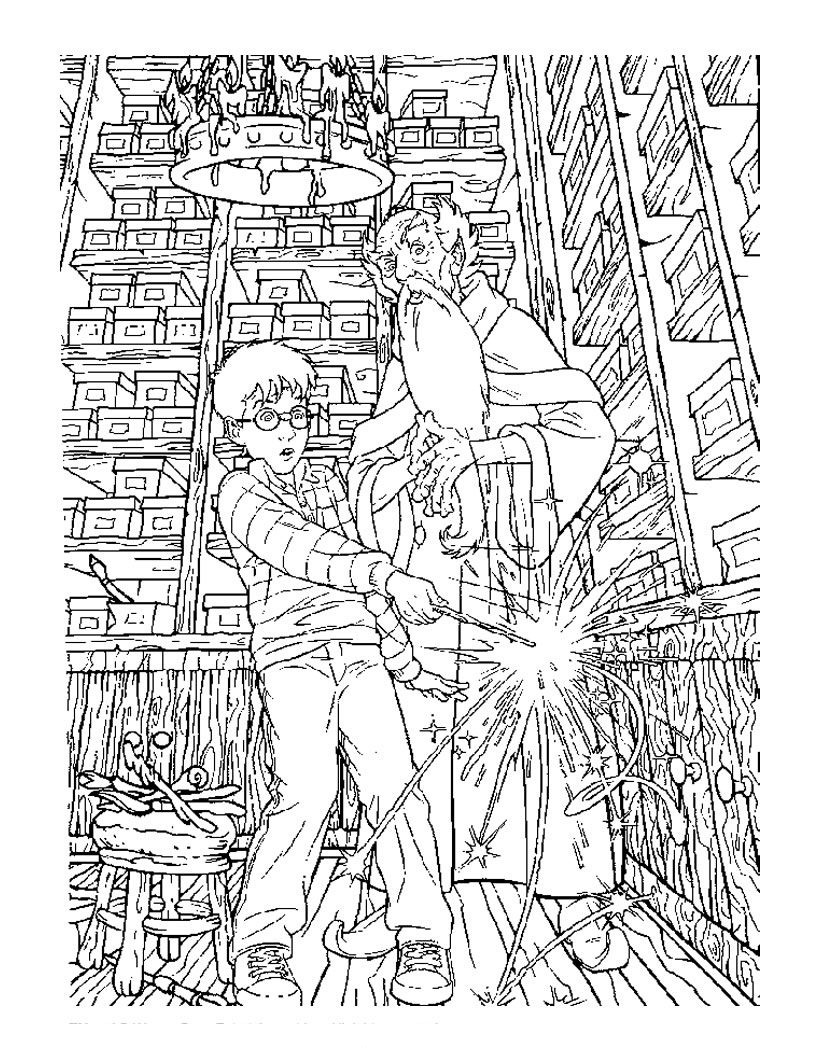 Harry Choosing Magic Wand
