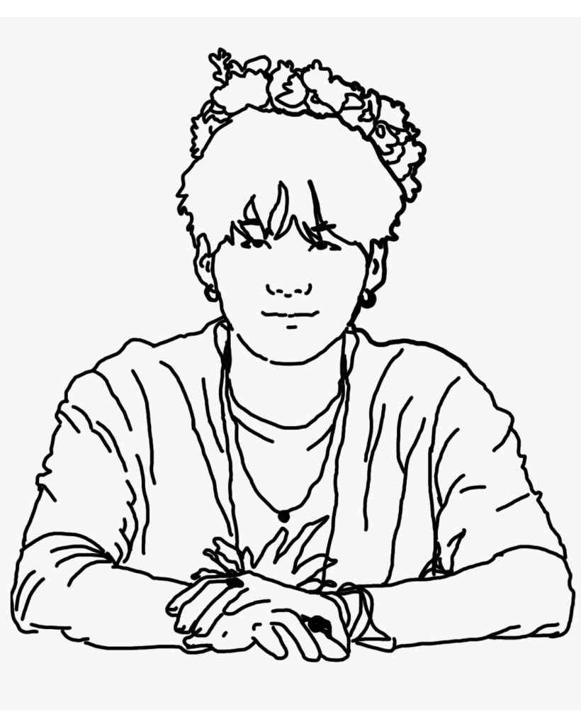BTS SUGA Coloring Game BTS SUGA
