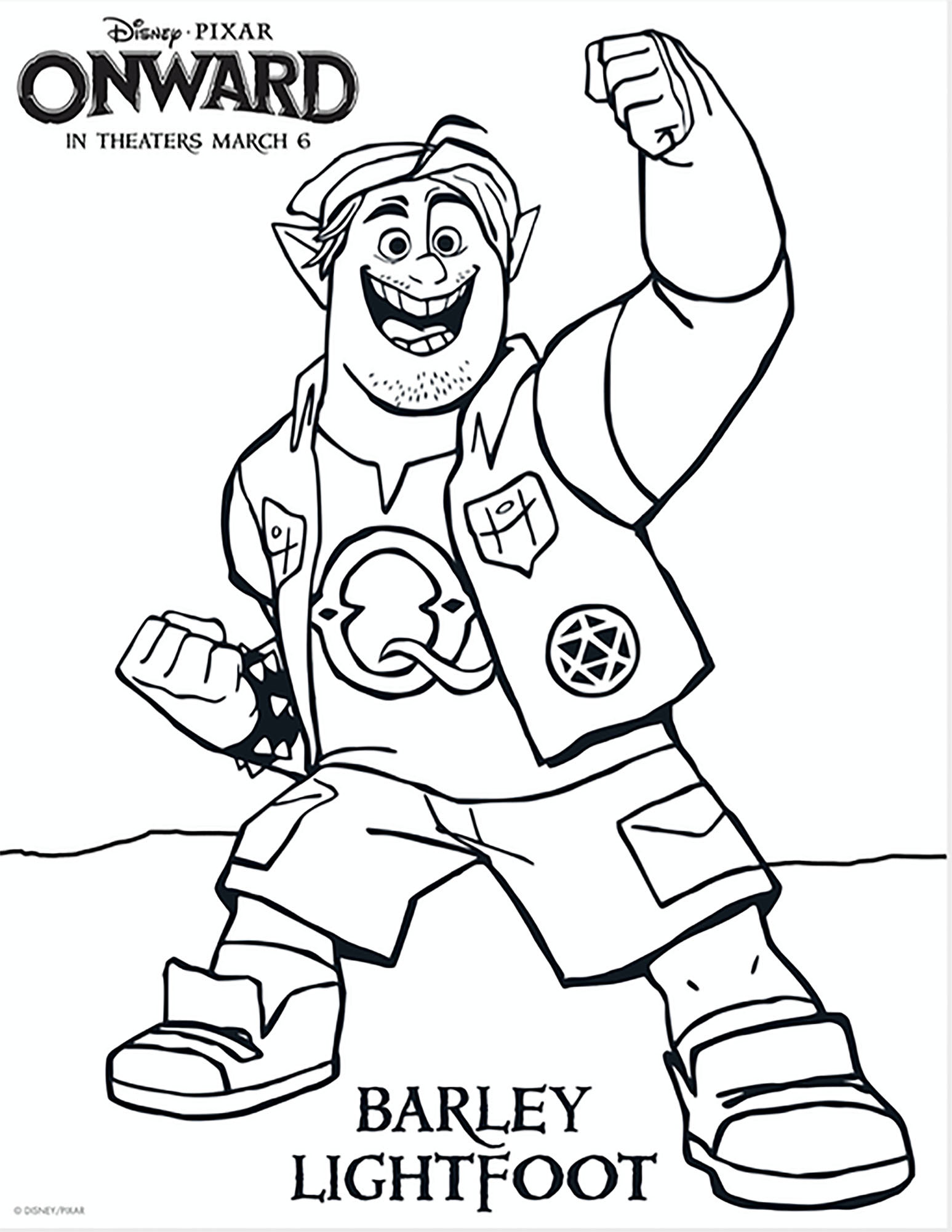 Barley Lightfoot Coloring Game Barley Lightfoot