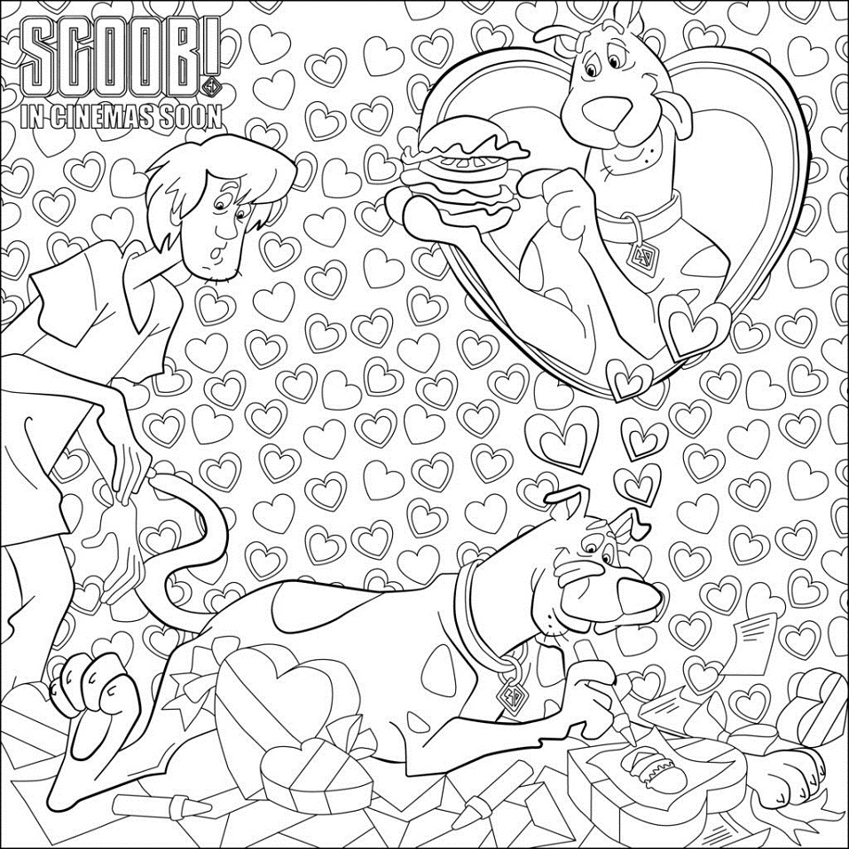Family Of Scooby Doo Coloring - Play Free Coloring Game Online