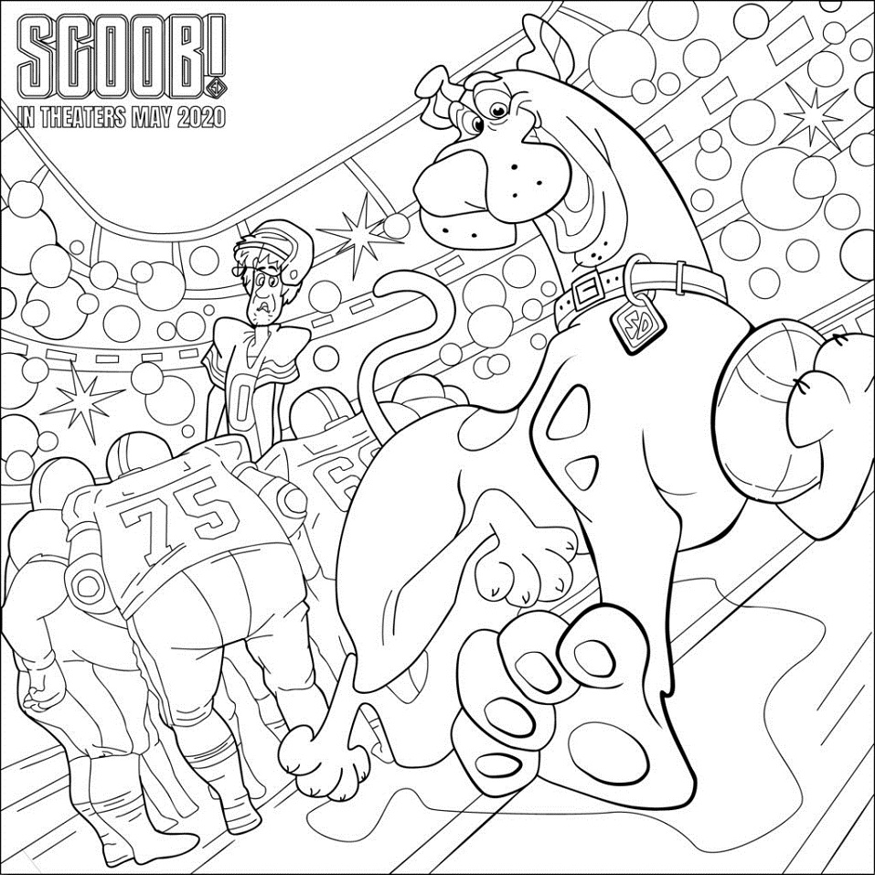 Family Of Scooby Doo Coloring - Play Free Coloring Game Online