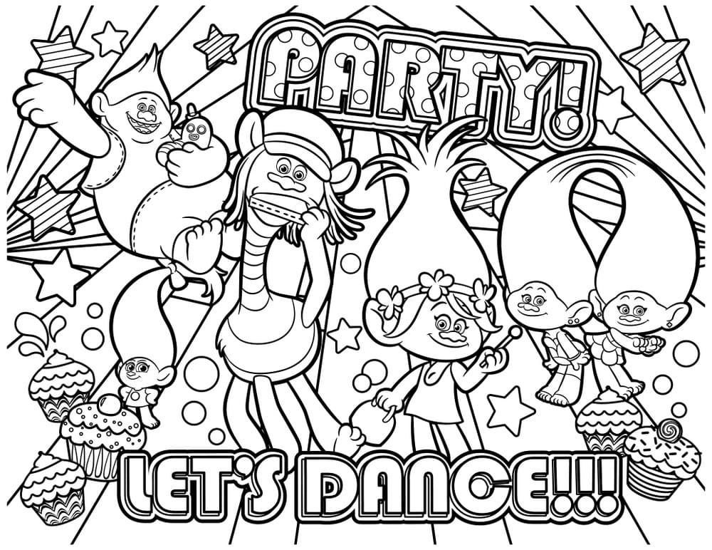 Trolls Coloring Games - ColoringGames.Net