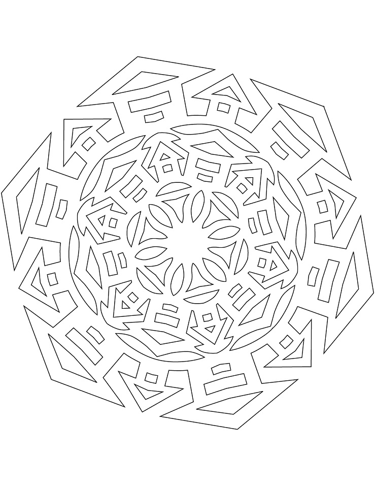 Snowflake with Houses