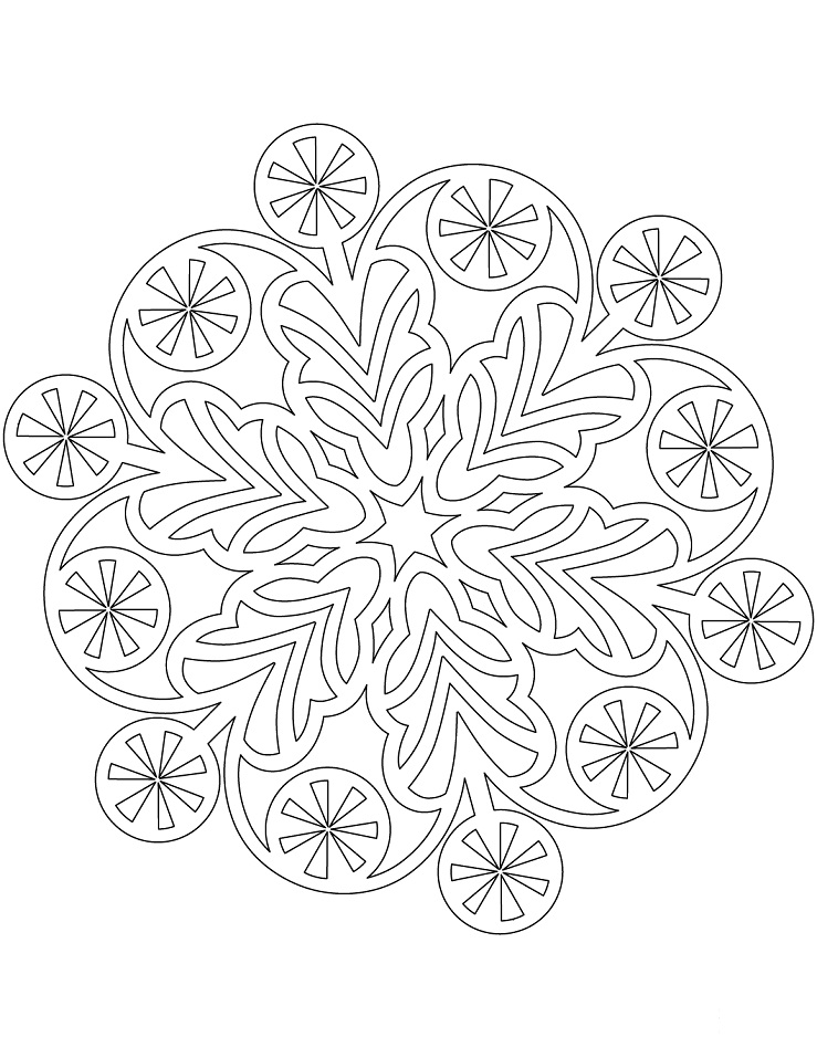 Snowflake with Lollipops