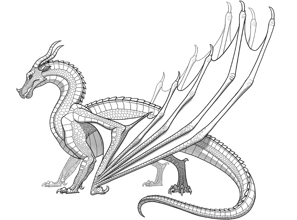 Skywing Dragon Coloring Game Skywing Dragon