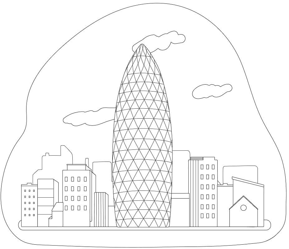 30 St Mary Axe Skyscraper 1