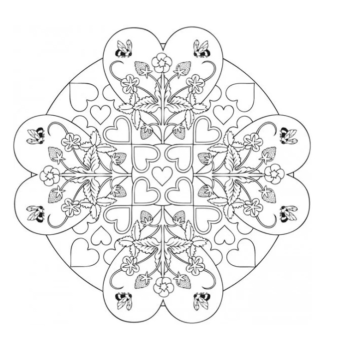 4 Heart Mandala