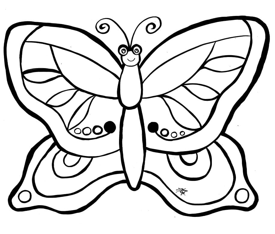 A Butterfly Coloring Game A Butterfly