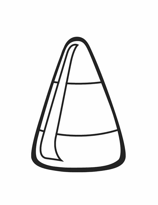 A Candy Corn Coloring Game A Candy Corn