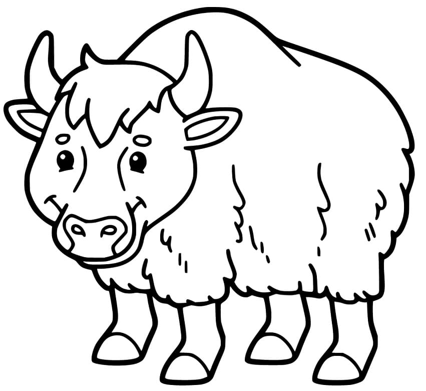 A Cartoon Yak