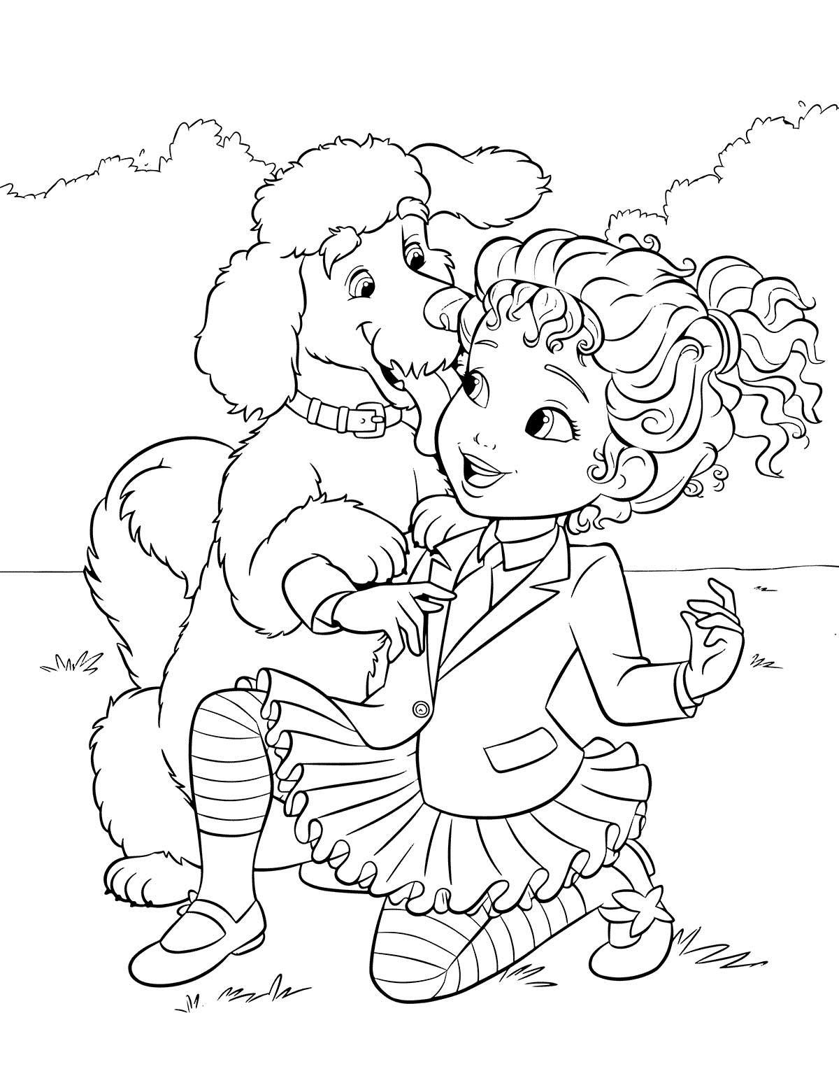 A Dog and Fancy Nancy