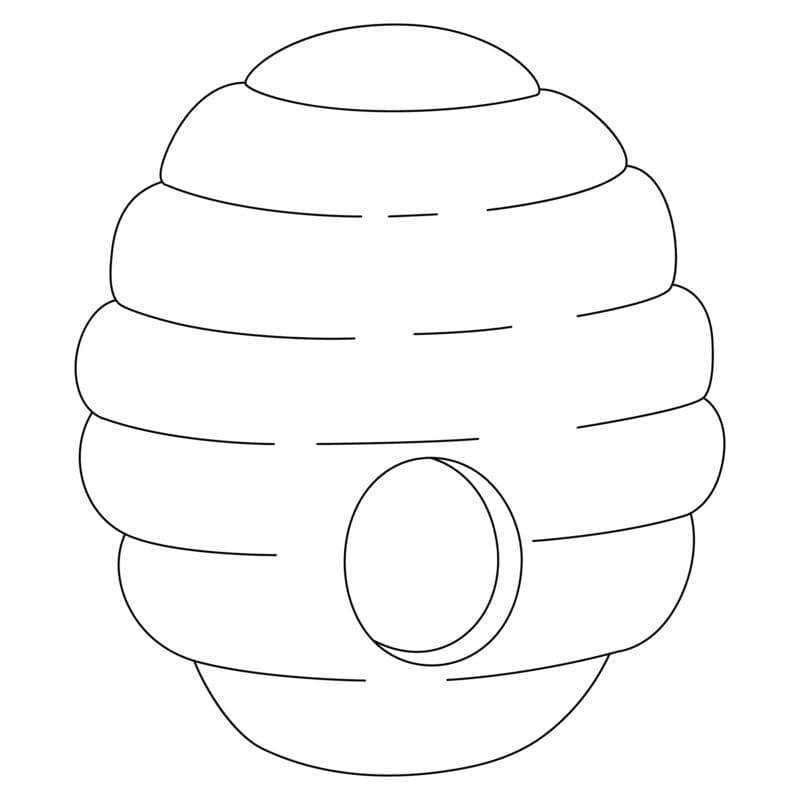 A Easy Beehive Coloring Game A Easy Beehive
