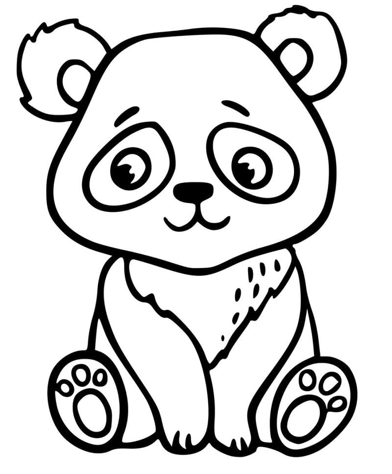 A Little Panda Coloring Game A Little Panda