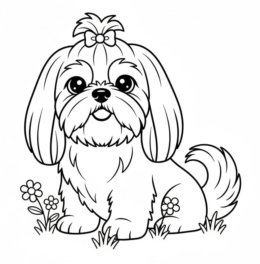 A Little Shih Tzu