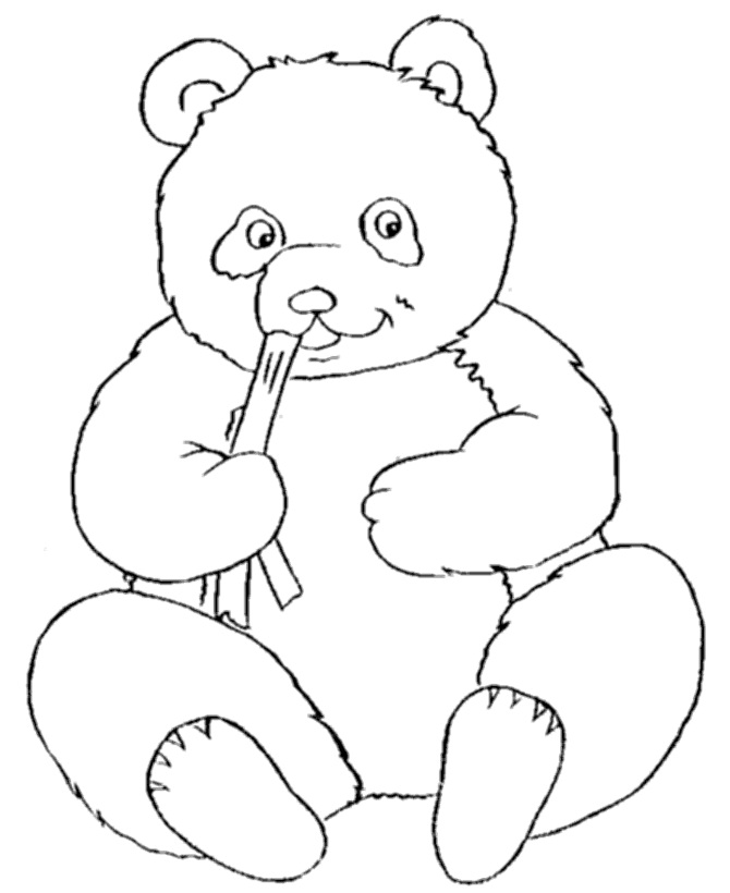 A Panda Coloring Game A Panda