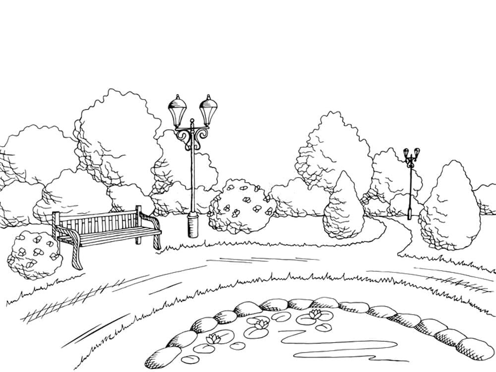 A Wonderful Park Coloring Game A Wonderful Park