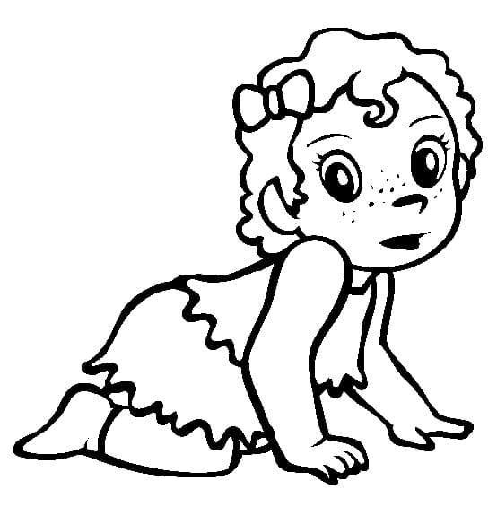 Adorable Baby Girl Coloring Game Adorable Baby Girl