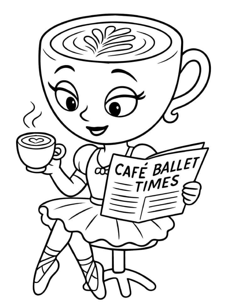 Adorable Ballerina Cappuccina Coloring Game Adorable Ballerina Cappuccina