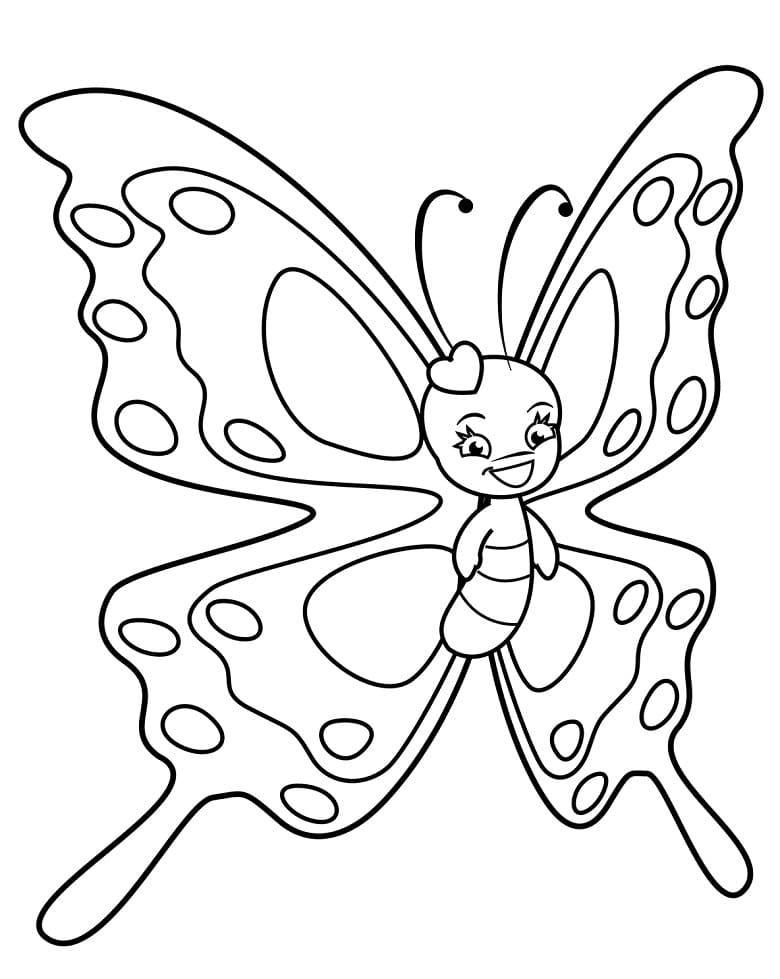 Adorable Butterfly Coloring Game Adorable Butterfly