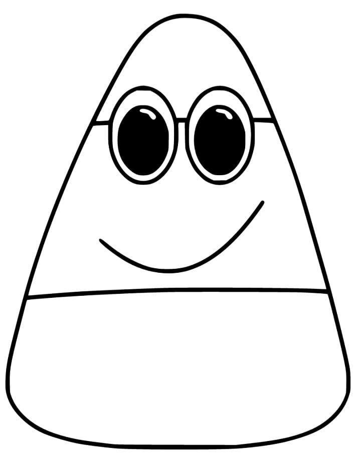 Adorable Candy Corn Coloring Game Adorable Candy Corn
