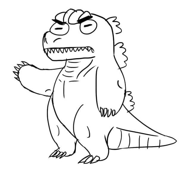 Adorable Godzilla