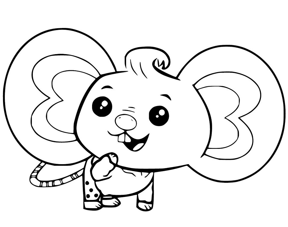 Adorable Potato Mouse Coloring - Play Free Coloring Game Online