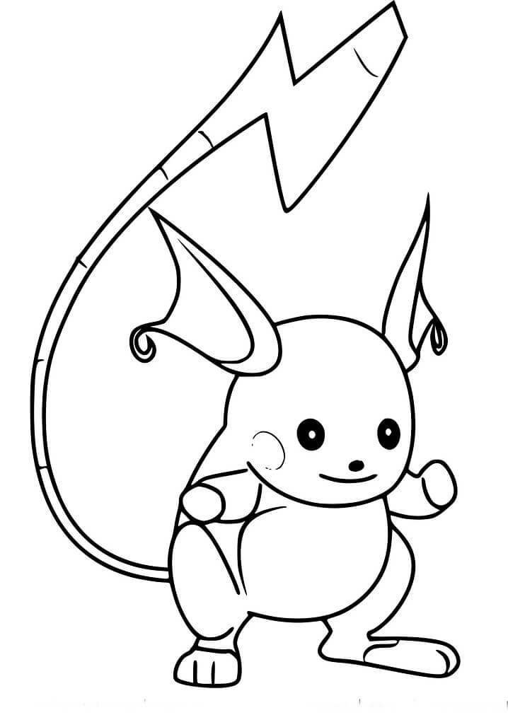 Adorable Raichu Coloring Game Adorable Raichu