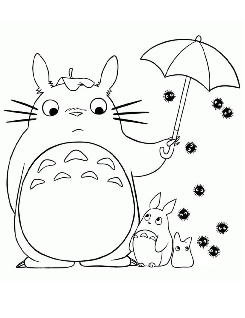 Adorable Totoro Coloring Game Adorable Totoro
