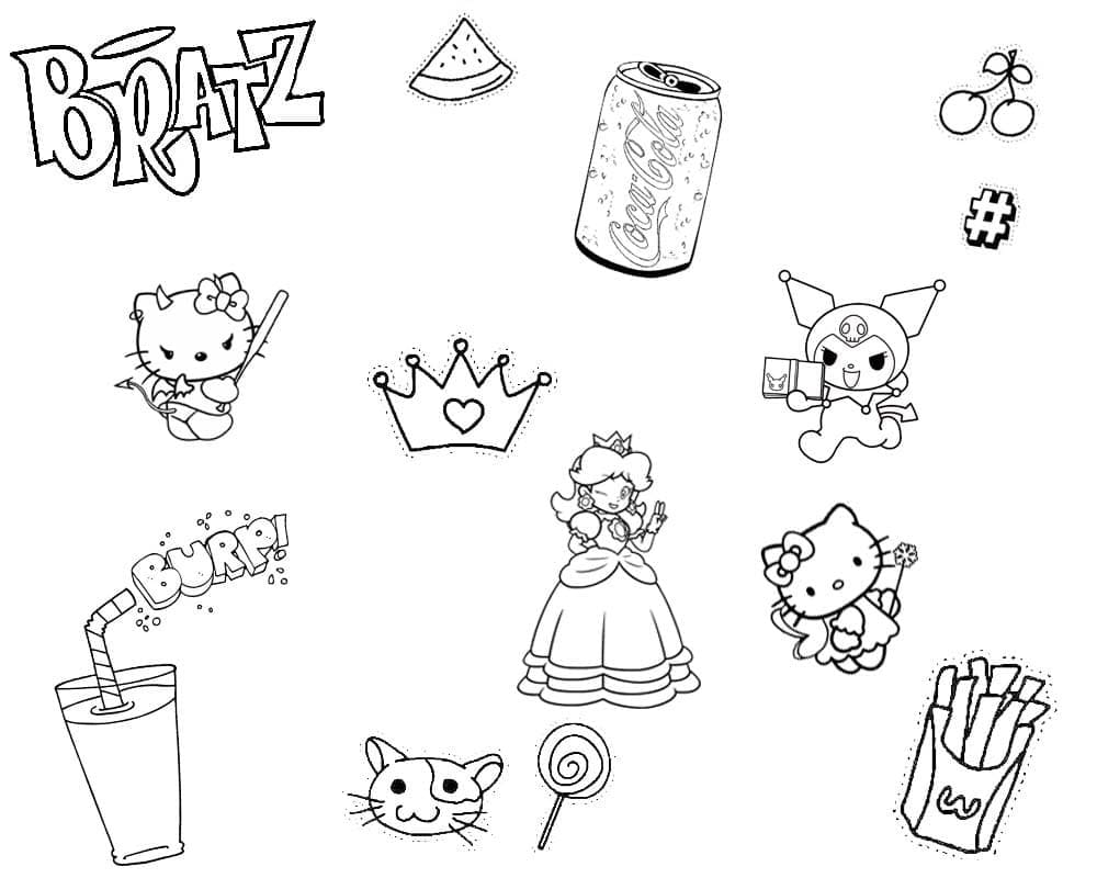 Aesthetic Hello Kitty for Girls Coloring Game Aesthetic Hello Kitty for Girls
