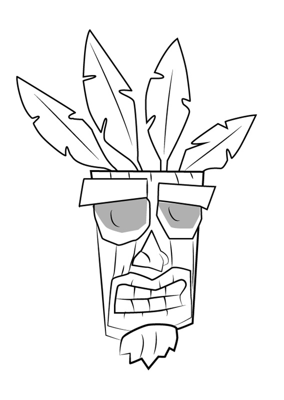 Aku Aku from Crash Bandicoot