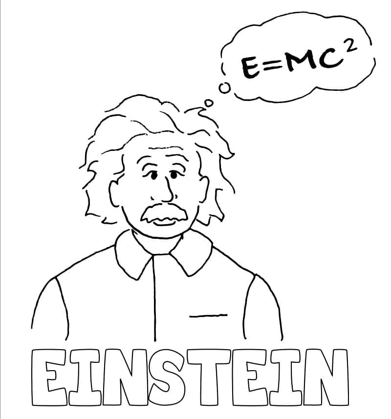 Albert Einstein For Free Coloring Game Albert Einstein For Free