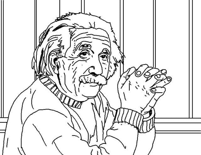Albert Einstein Free Printable Coloring Game Albert Einstein Free Printable