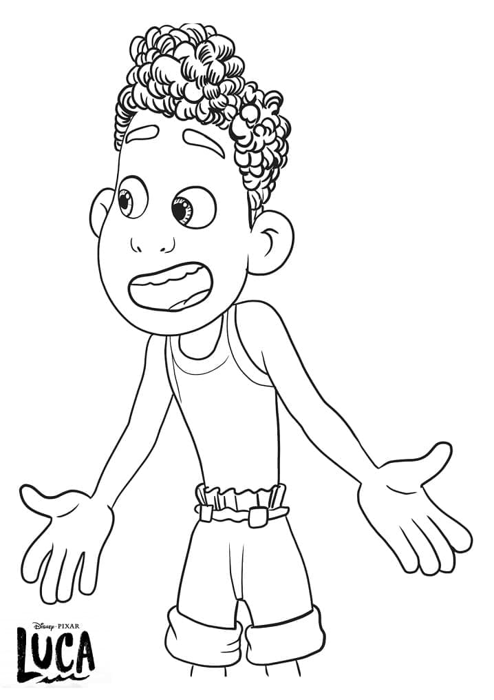 Alberto Scorfano from Luca Coloring Game Alberto Scorfano from Luca