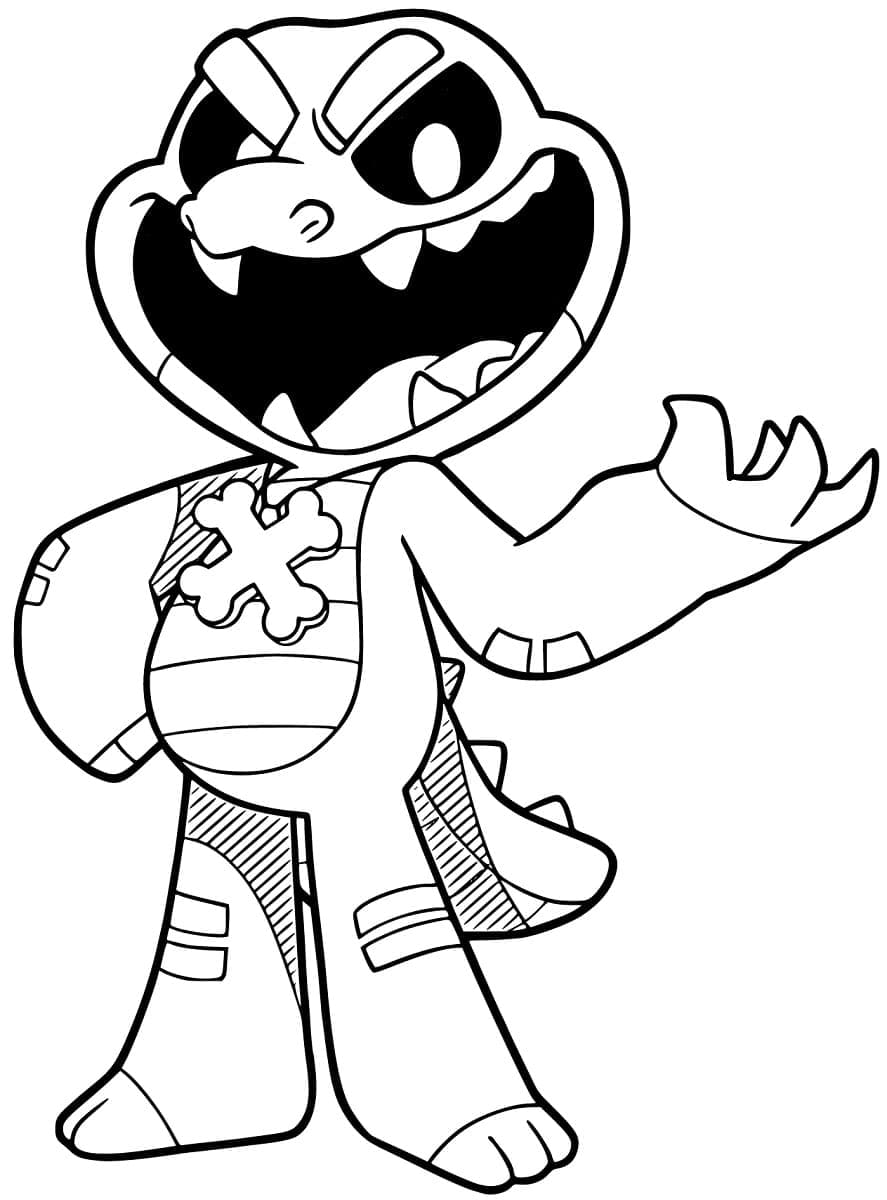 Allister Gator Nightmare Critters Coloring Game Allister Gator Nightmare Critters