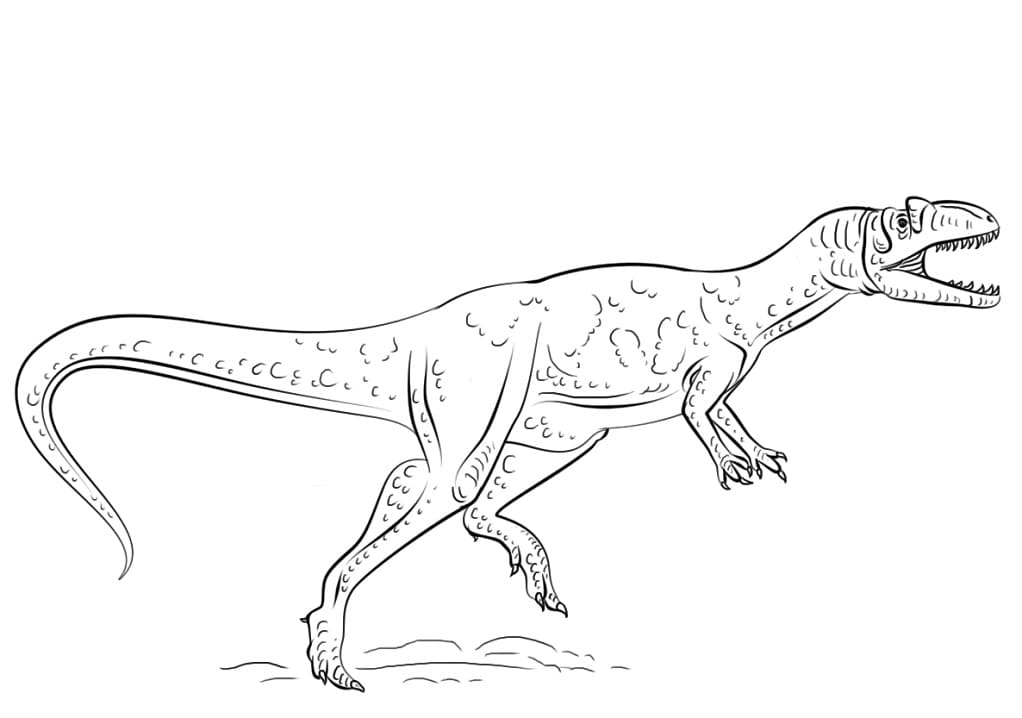 Allosaurus Attacks