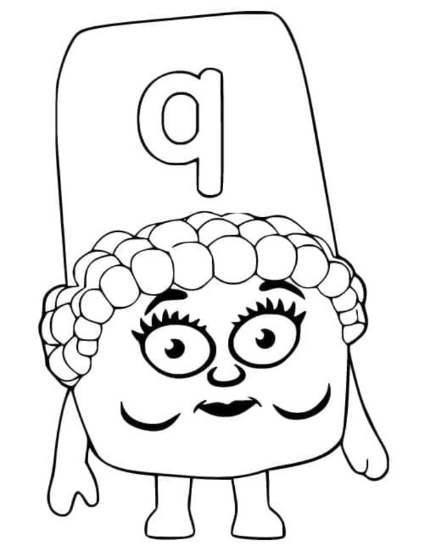Alphablocks Letter Q