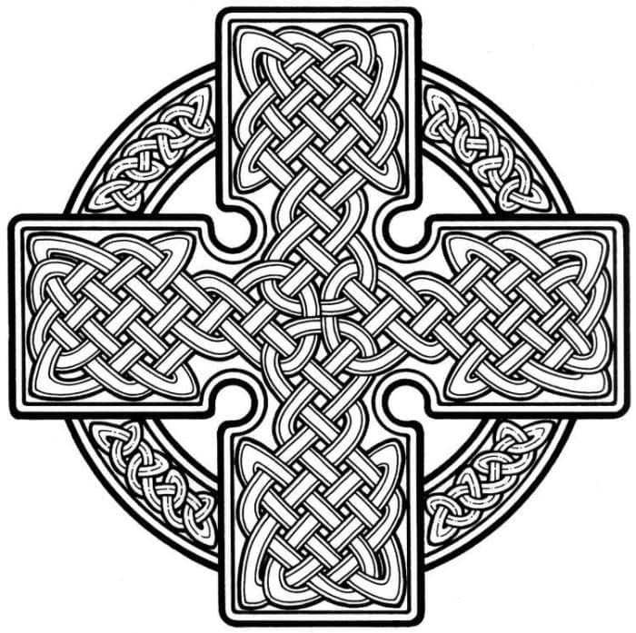 Celtic Cross Coloring Games - Coloringgames.net