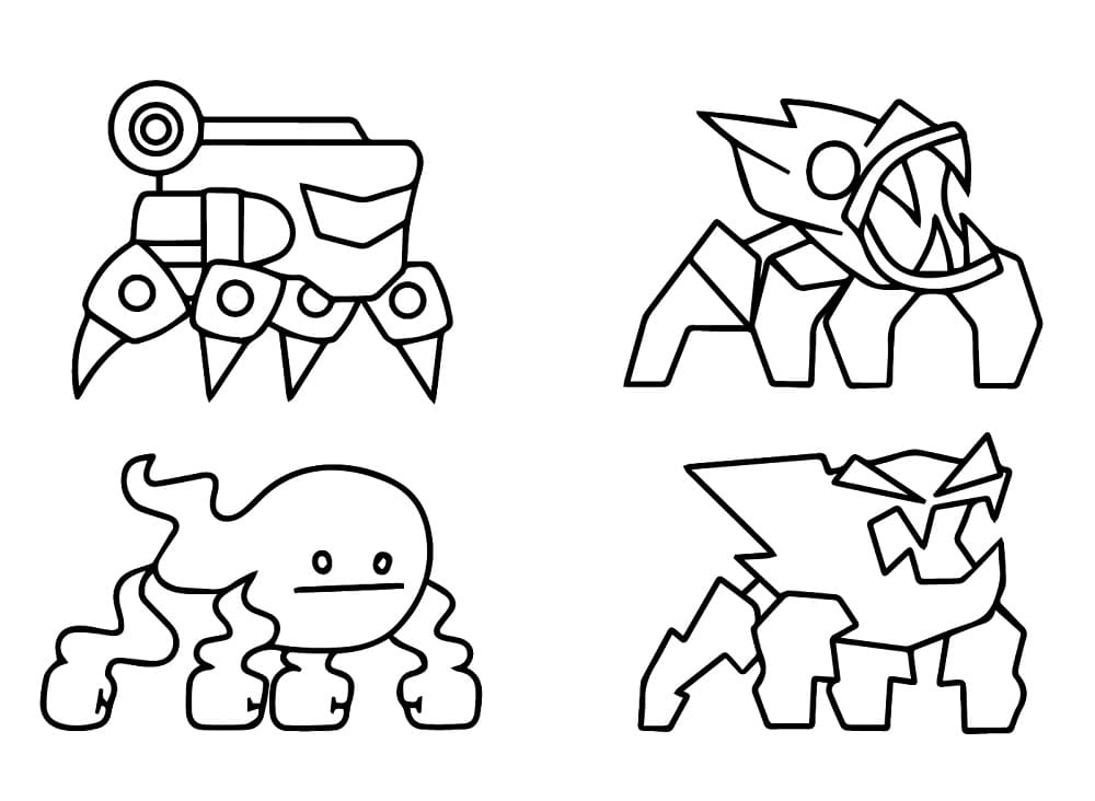 Amazing Geometry Dash Coloring Game Amazing Geometry Dash