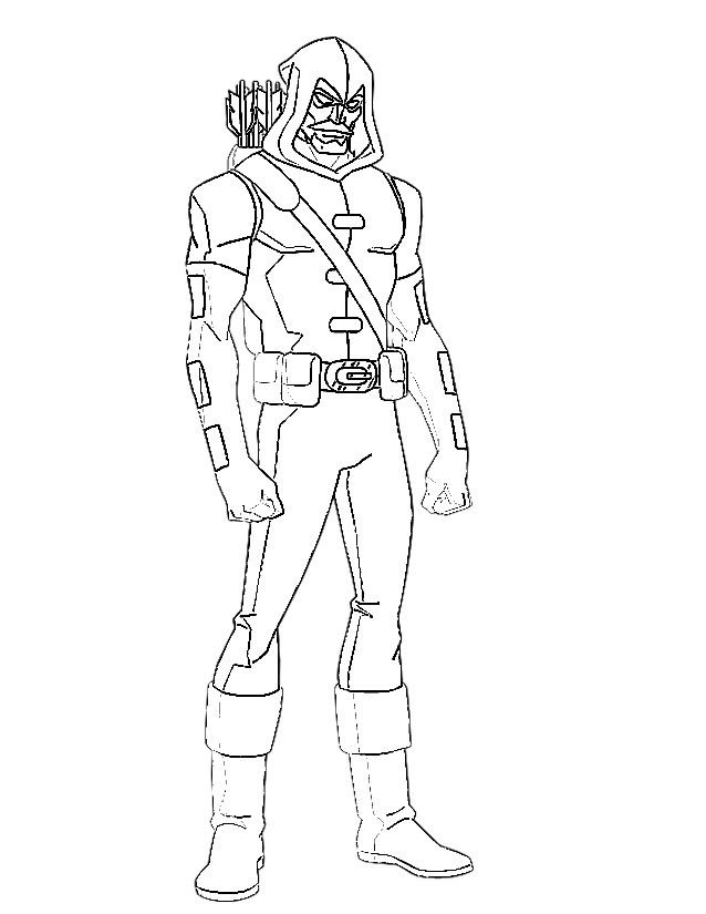 Amazing Green Arrow Coloring Game Amazing Green Arrow