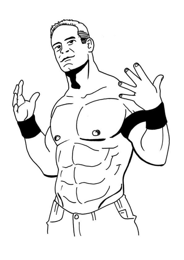 Amazing John Cena Coloring Game Amazing John Cena